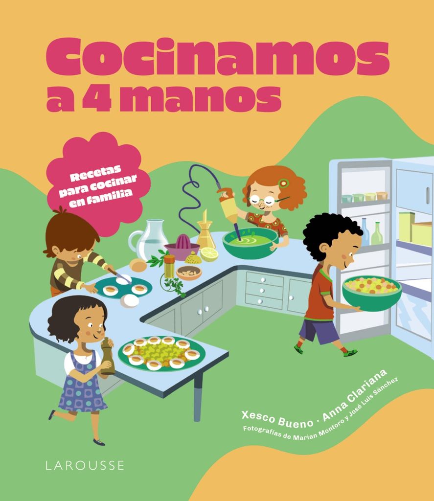 Portada del libro 'Cocinamos a 4 manos'