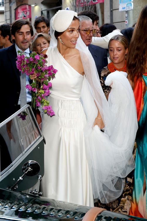 La novia, espectacular con su vestido