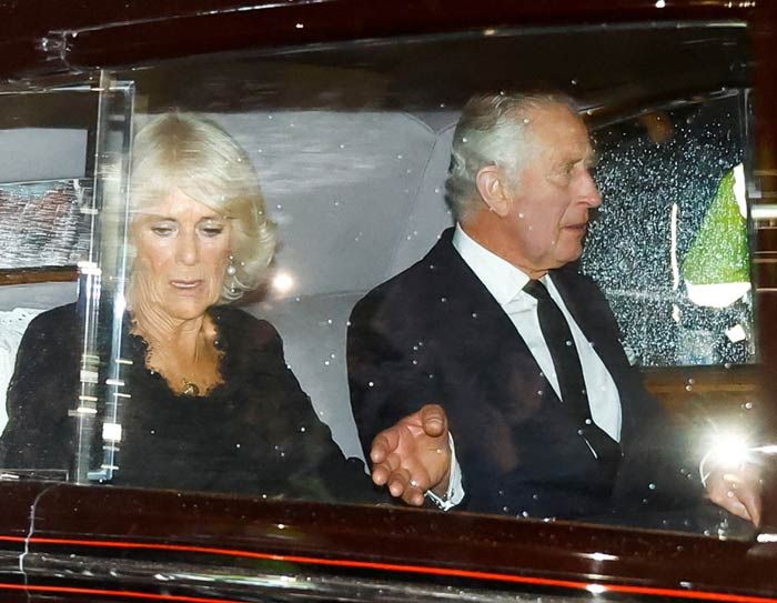 El rey Carlos y su esposa, Camilla