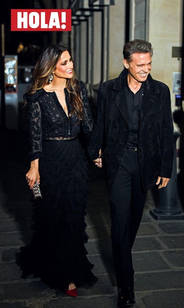 Paloma Cuevas y Luis Miguel en París