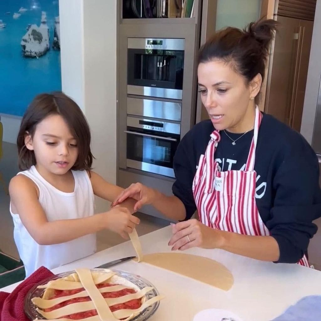 Eva Longoria y su hijo