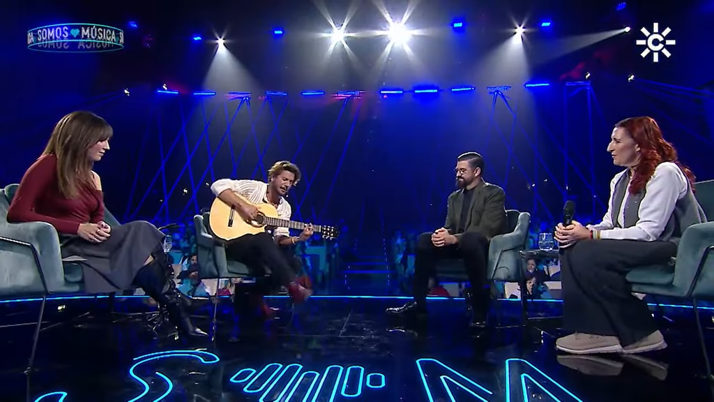 Manu Sánchez y Manuel Carrasco en 'Somos Música' de Canal Sur