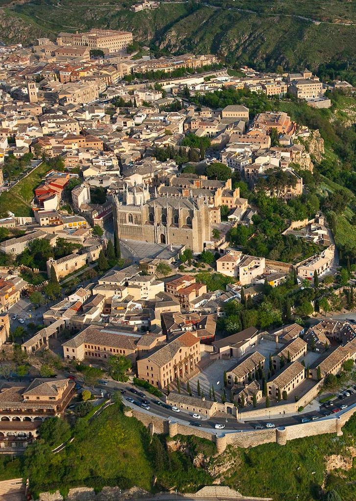 Imagen aérea de Toledo