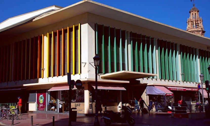 Mercado de Ruzafa, centro de la vida de este barrio valenciano.