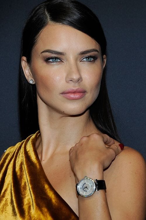 el maquillaje de Adriana Lima