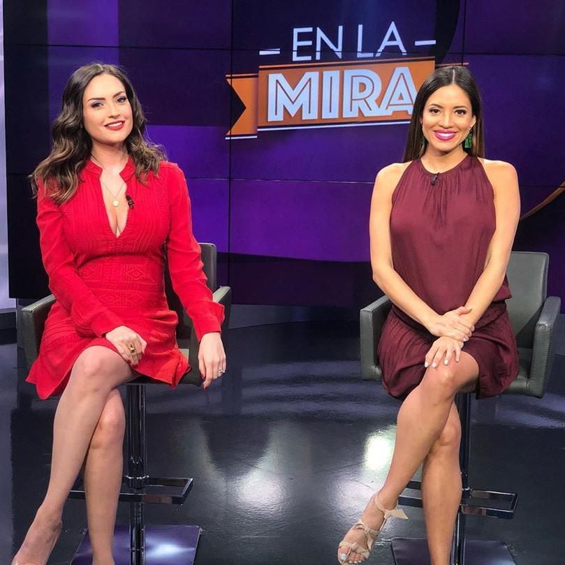 Michelle Galván y Pamela Silva Conde