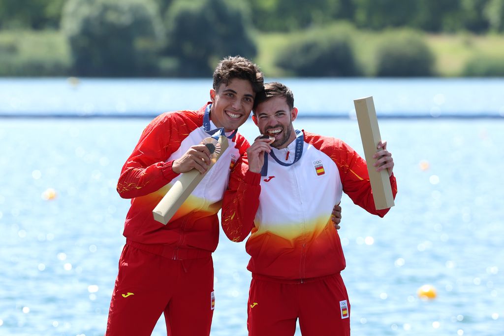 Joan Antoni Moreno y Diego Dominguez en la final de c2 500 de paris 2024