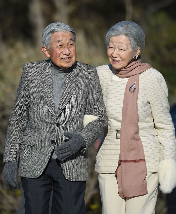 Akihito y Michiko de Japón