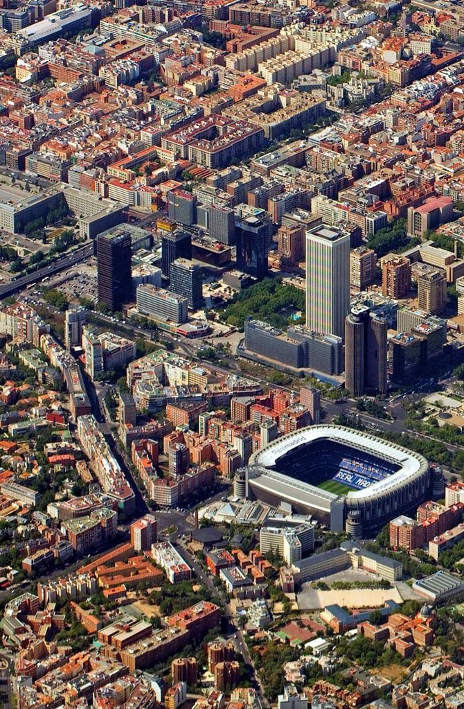 madrid paseo castellana bernabeu