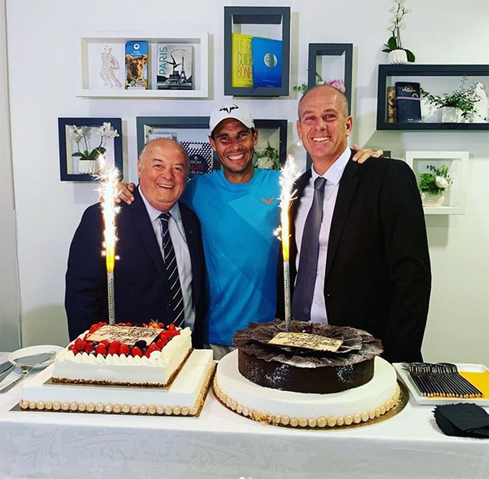 Rafa Nadal y Mery Perelló: celebración por partida doble en París