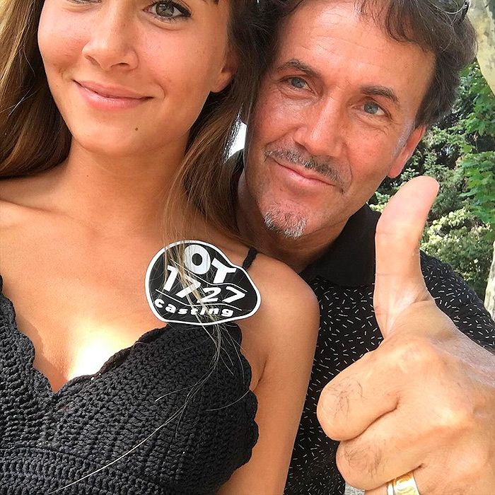 Aitana y su padre