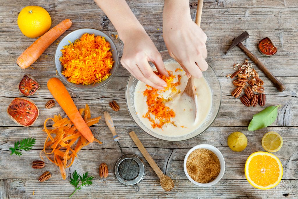 La zanahoria, perfecta como ingrediente estrella para infindad de recetas dulces