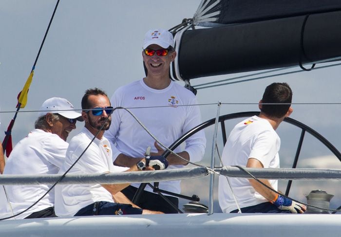 Felipe VI no se pierde la Copa del Rey MAPFRE de Vela