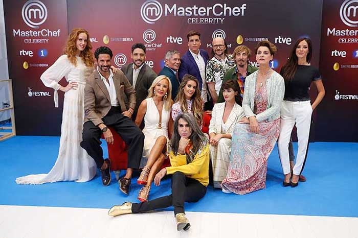 Todo el equipo de famosos que ha participado en el último MasterChef Celebrity