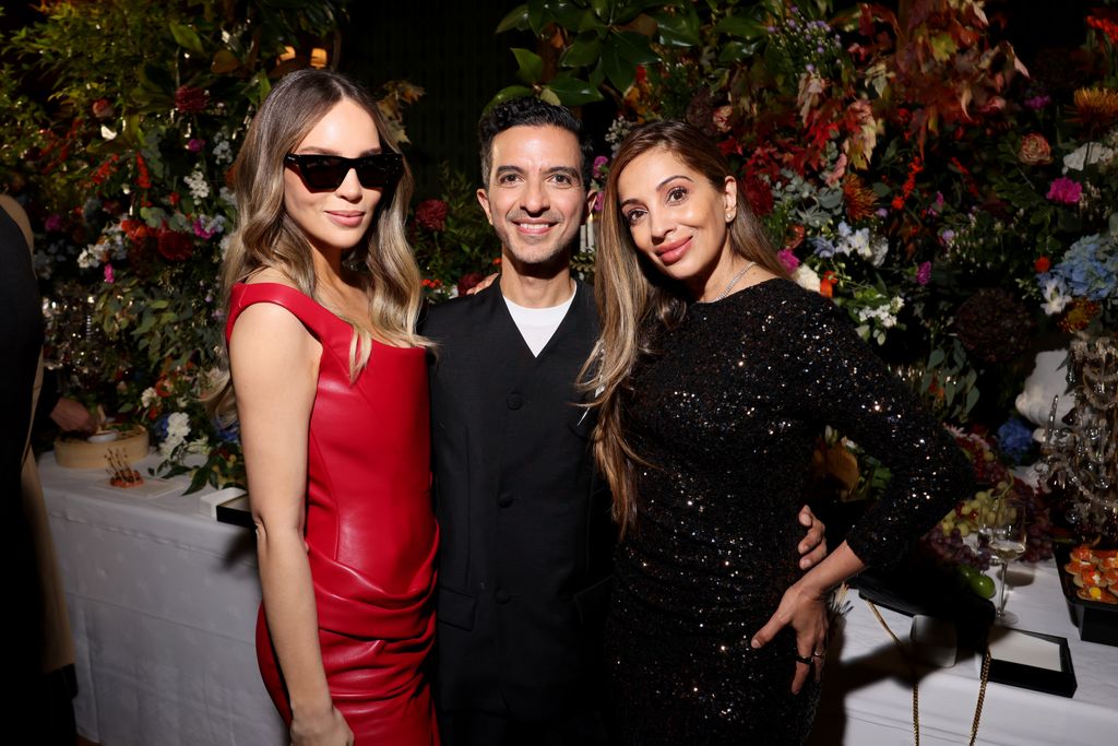 Belinda junto a Imran Amed, editor en jefe de The Business of Fashion y la doctora Nigma Talib 