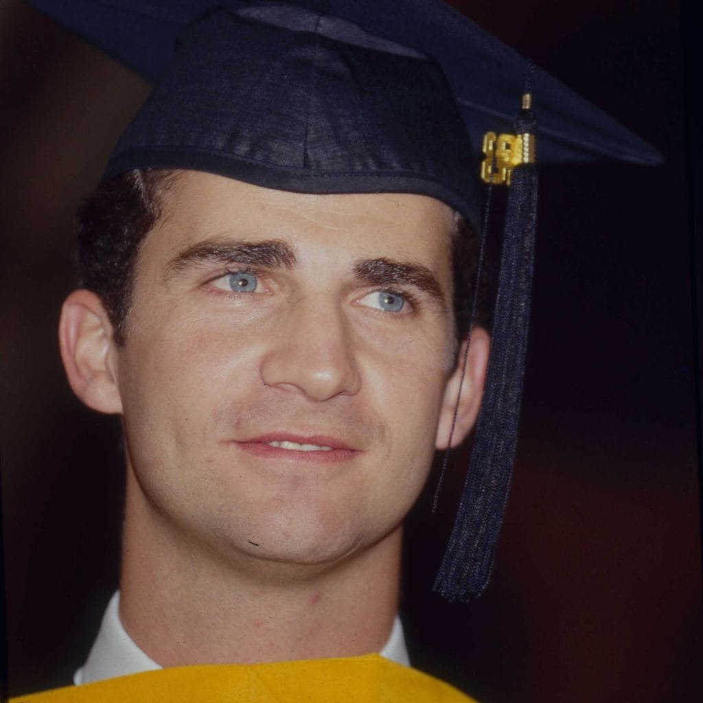 26 Mayo 1995.Washington. Universidad Georgetown.Graduación Master Ciencias en Relaciones Internacionales de Felipe de Borbón, príncipe de Asturias.