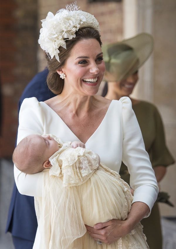 Kate Middleton en el bautizo de Louis 