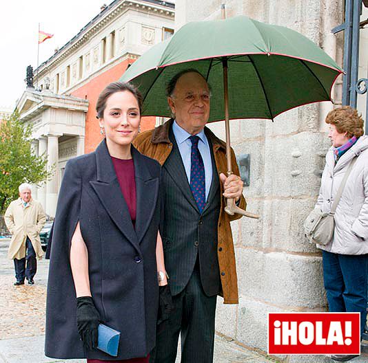 Tamara Falcó con su padre, Carlos Falcó