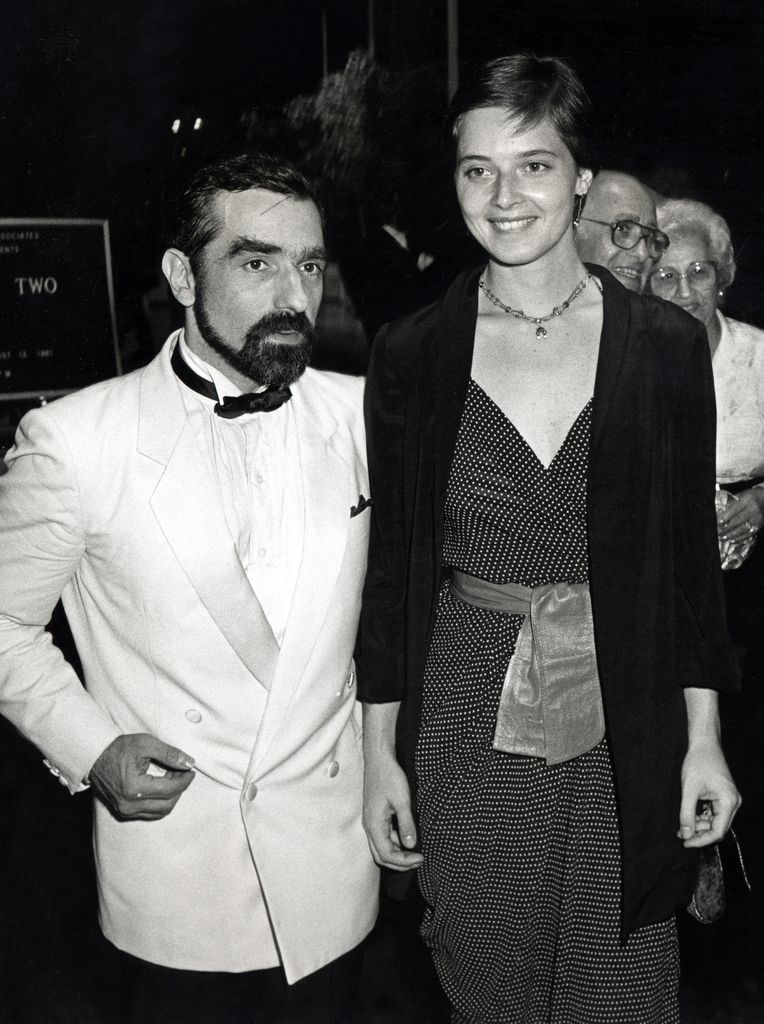 Martin Scorsese e Isabella Rossellini en Nueva York  en 1981