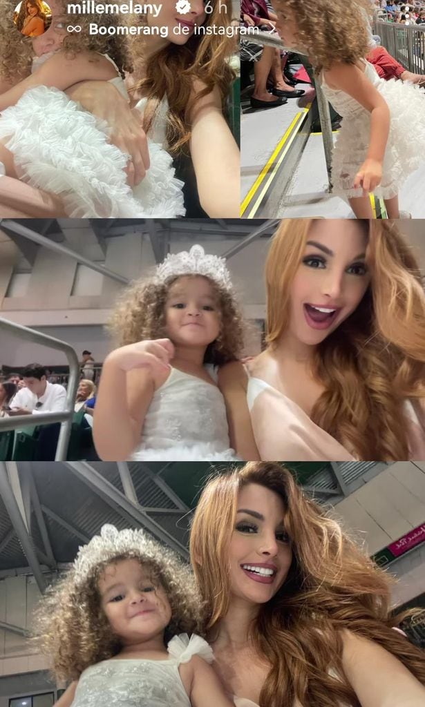 melany mille y la peque a mya michelle