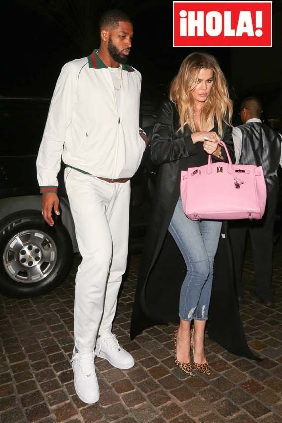 Khloé Kardashian con Tristan Thompson