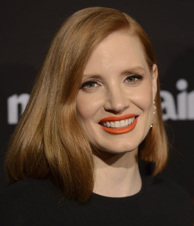 Jessica Chastain peinados