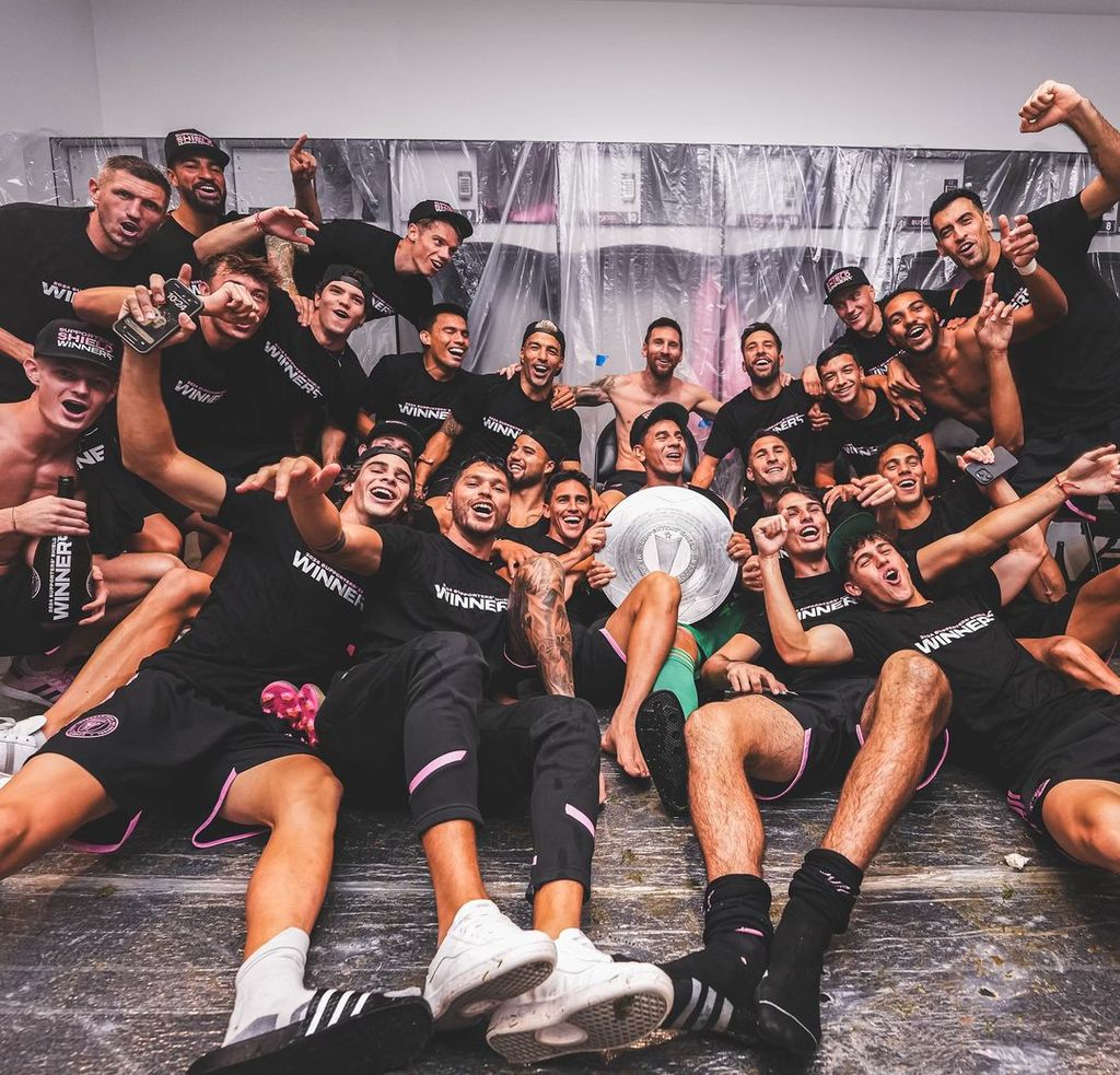 Inter Miami celebra haber ganado el MLS Supporter’s Shield 2024