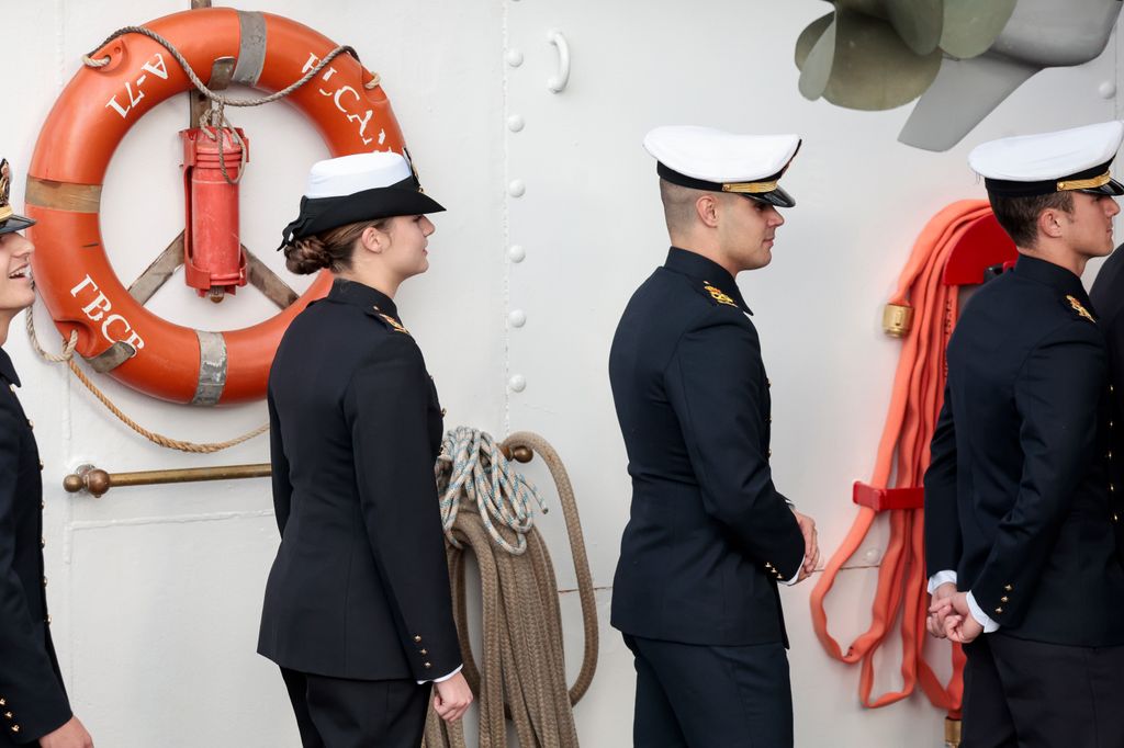 La princesa Leonor en Elcano