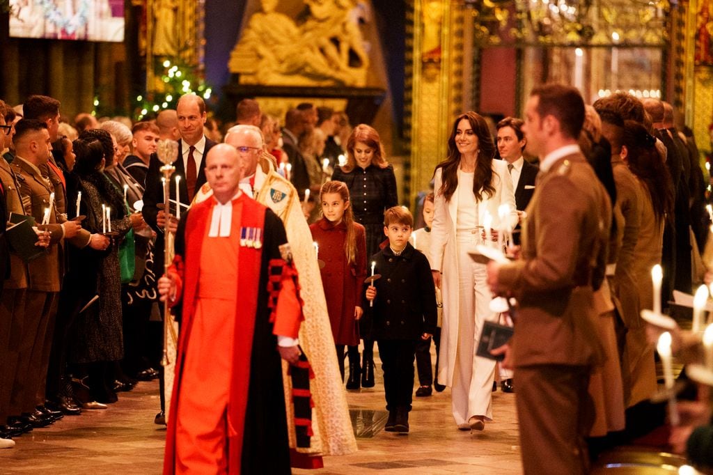 Concierto de Villancicos de Navidad de Kate Middleton en la Abadía de Westminister el 8 de diciembre de 2023