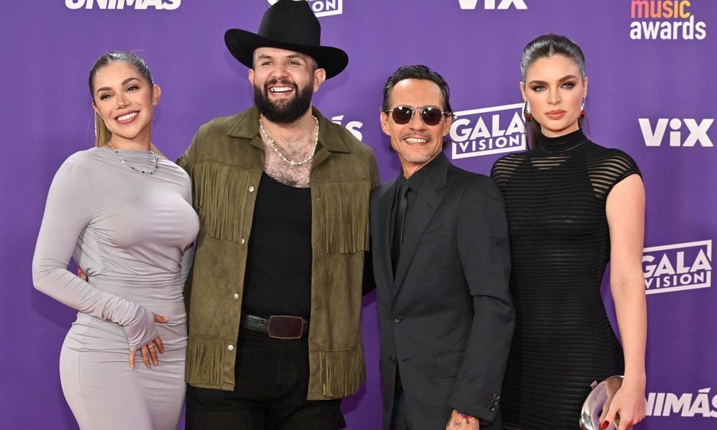 Meylin Zúñiga, Carín León, Marc Anthony y Nadia Ferreira