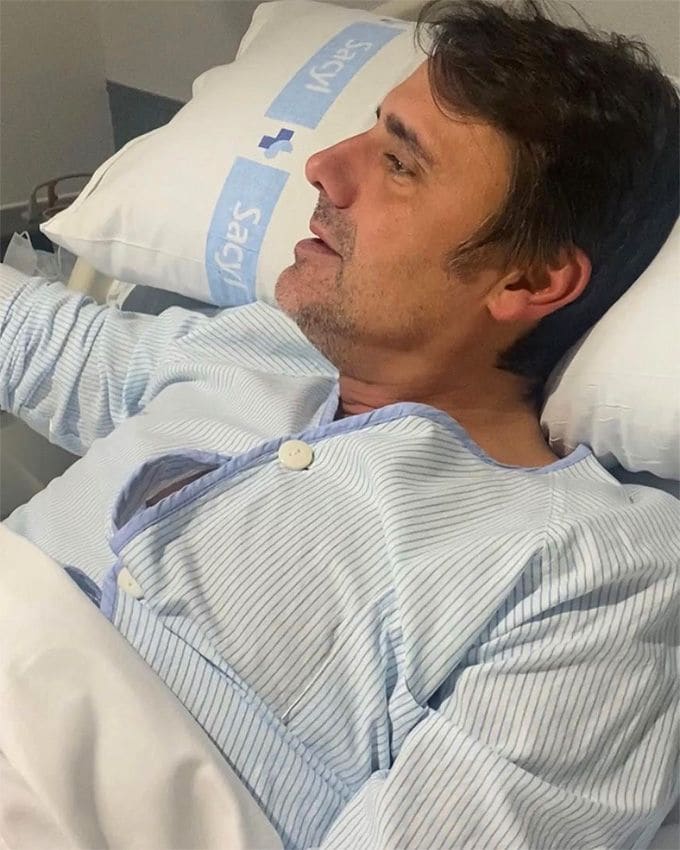 Ion Aramendi, ingresado en el hospital por unas anginas