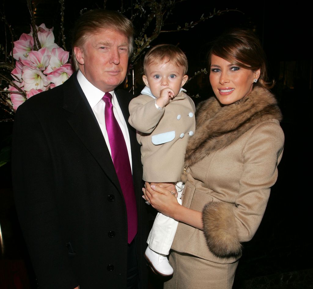 La familia Trump días antes de celebrar el primer cumpleaños de Barron