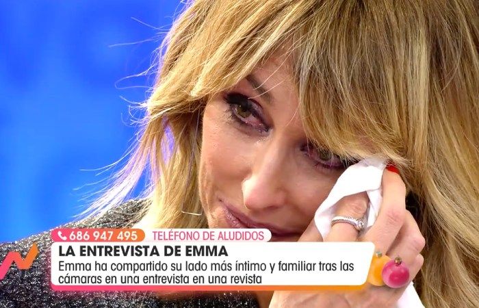 Emma García, emocionada en 'Viva la vida'