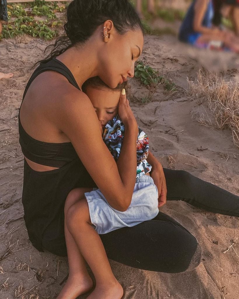 Naya Rivera con su hijo Josey