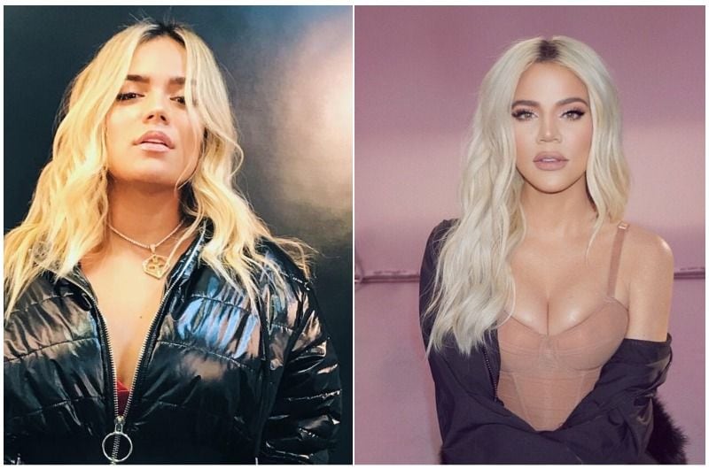 karol g khloe kardashian parecido03