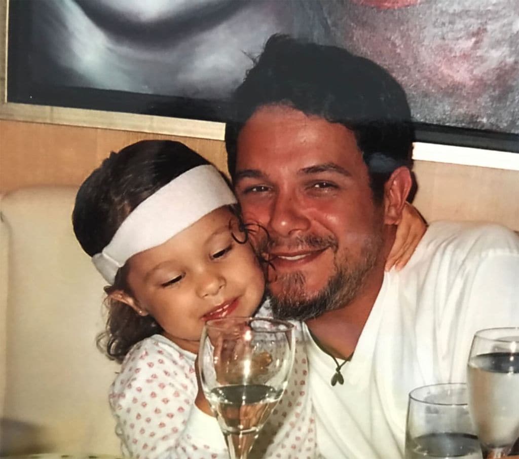 Manuela, Alejandro Sanz's daughter, celebrated Father's Day with a couple of photos next to the singer taken years ago