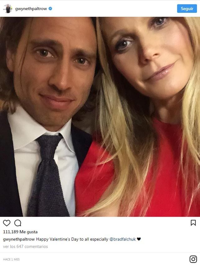 Gwyneth Paltrow y Brad Falchuk