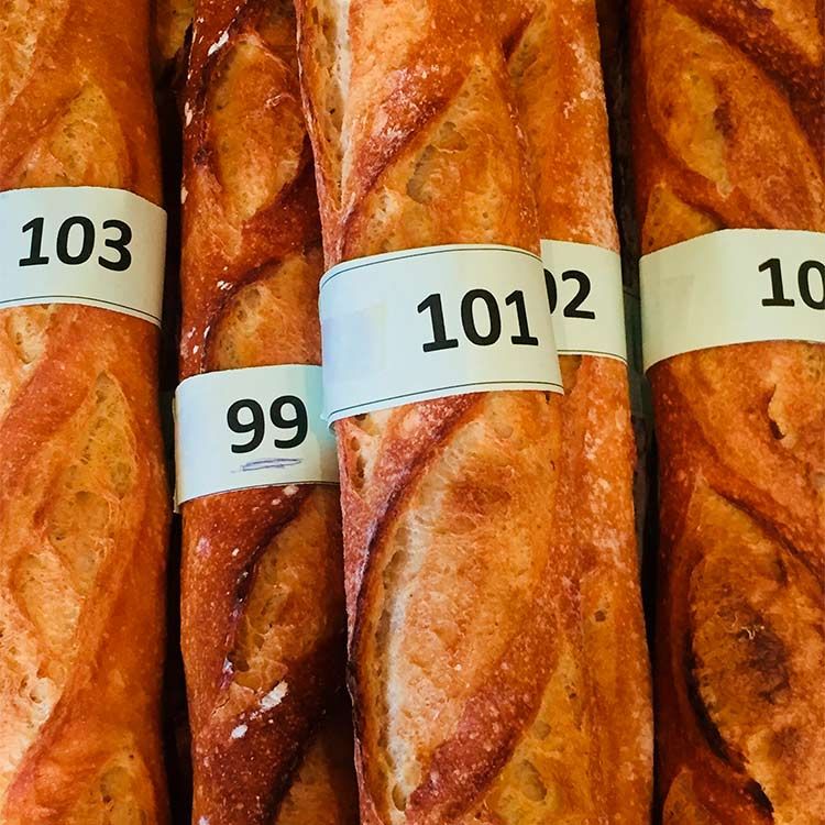 La baguette es el pan nacional de Francia.