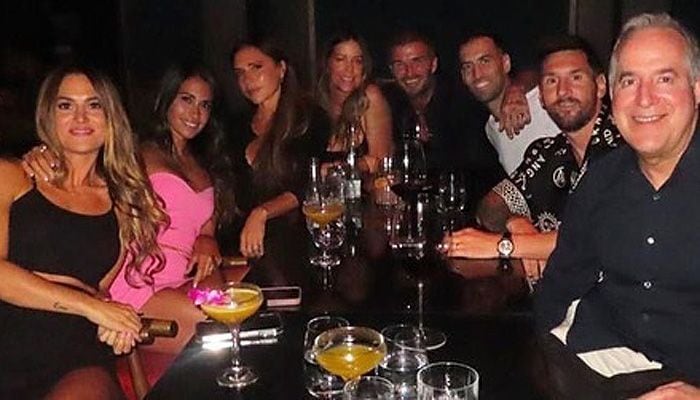 Leo Messi con su pandilla de Miami 