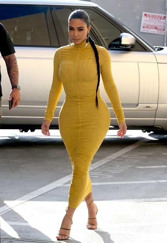Kim Kardashian trenza