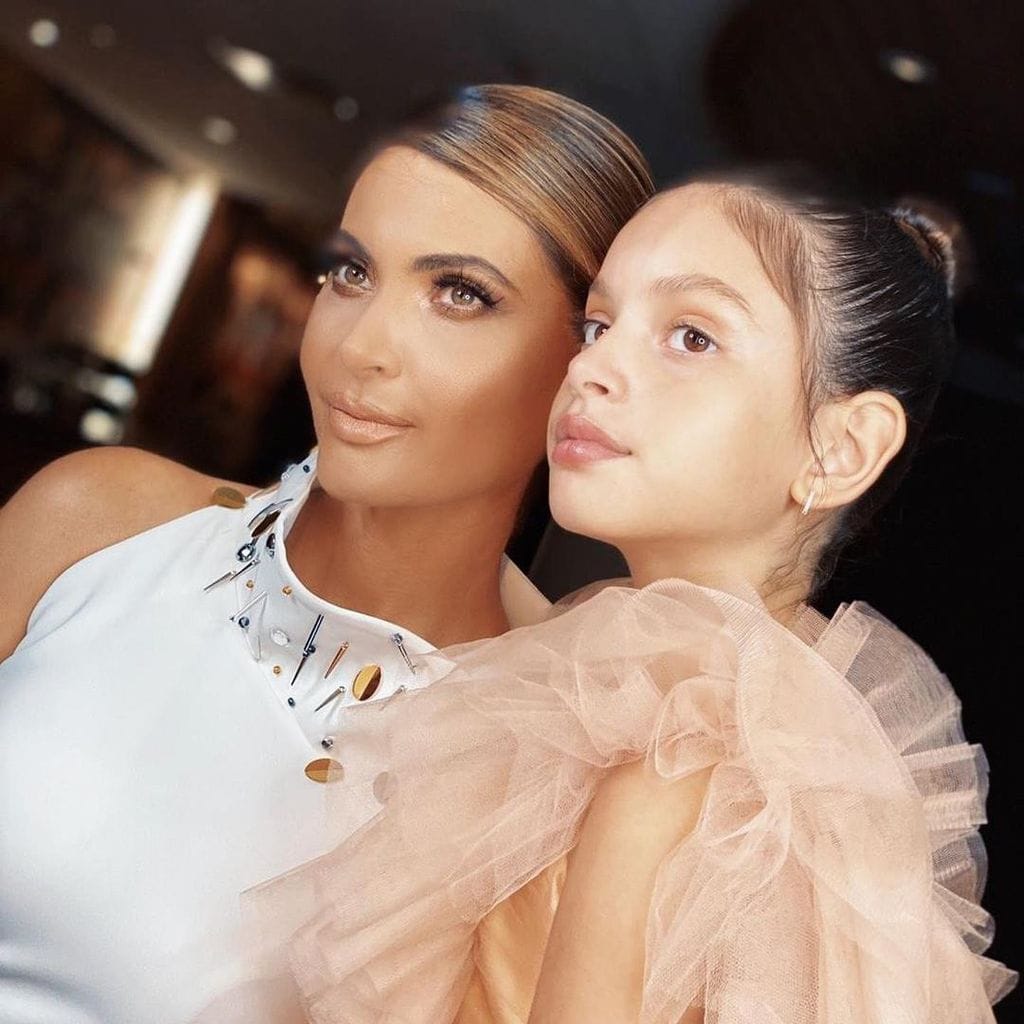 Chiqui Delgado y su hija