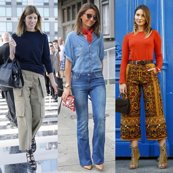 Tres ejemplos de menswear: aprende los mejores con un pantalón cropped tipo campana con jersey...
