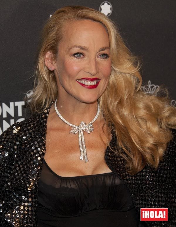 Jerry Hall fue la segunda mujer del cantante Mick Jagger, vocalista de The Rolling Stones
