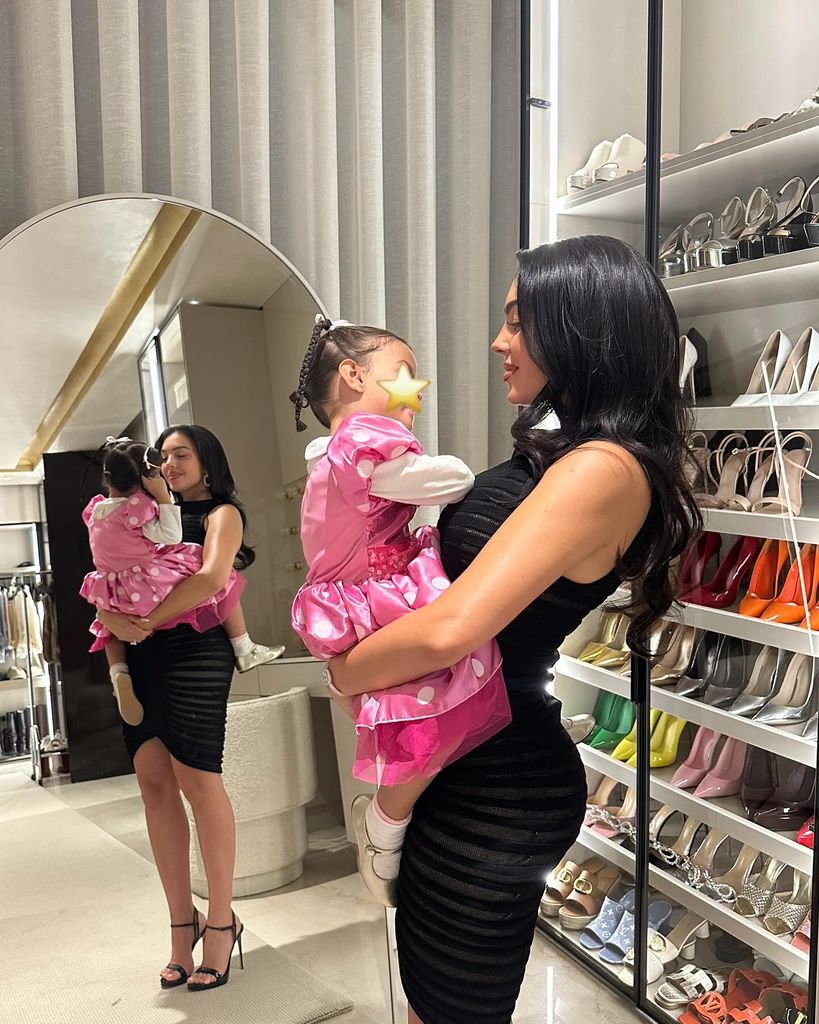 Georgina Rodríguez comparte un tierno momento con su hija Bella Esmeralda