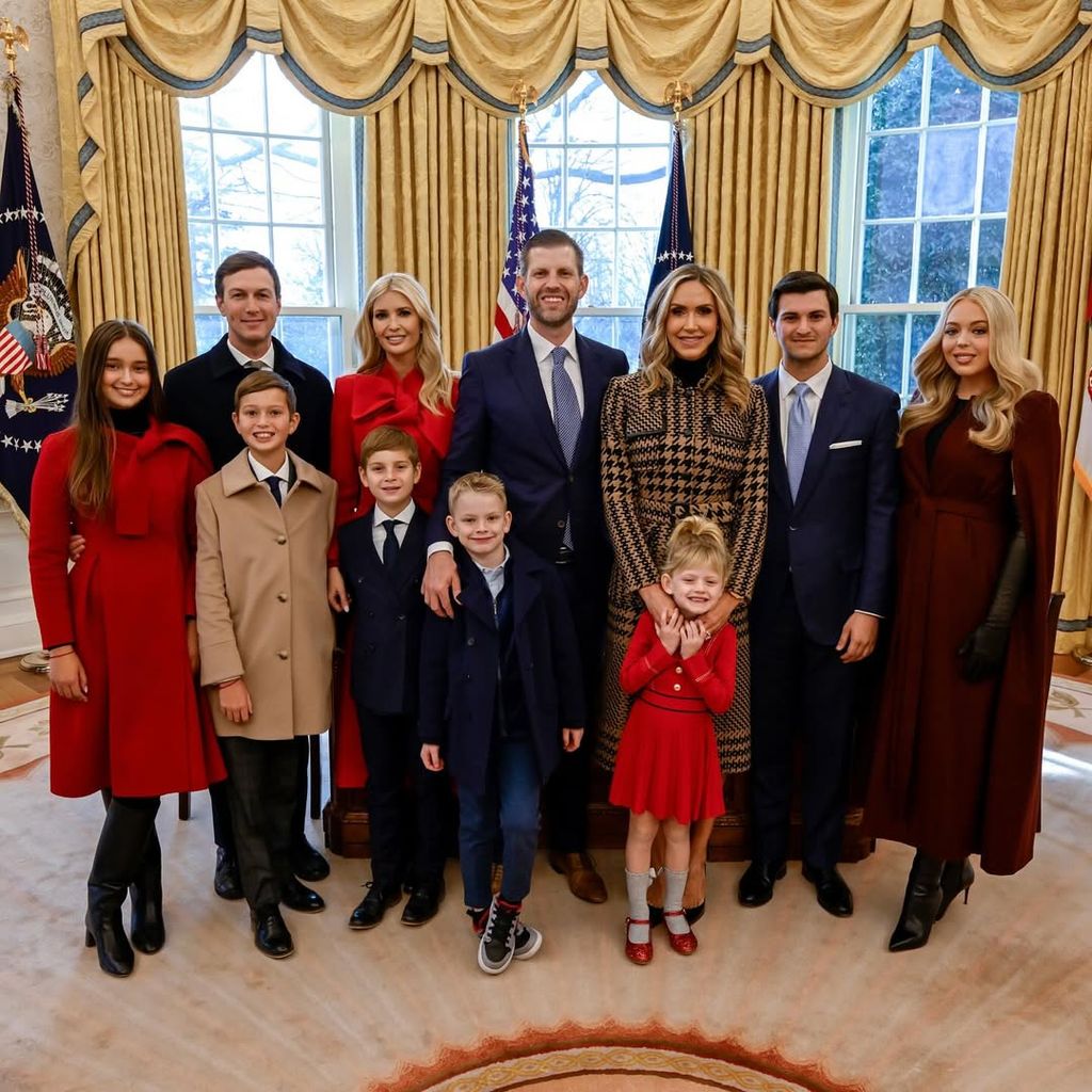 Ivanka Trump y sus hijos 