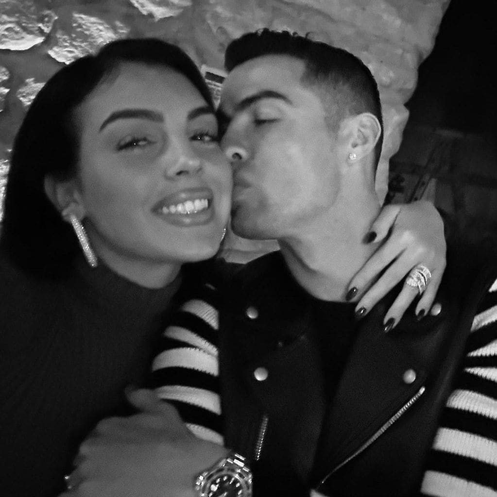 Georgina Rodríguez y Cristiano Ronaldo en una cita en Riad