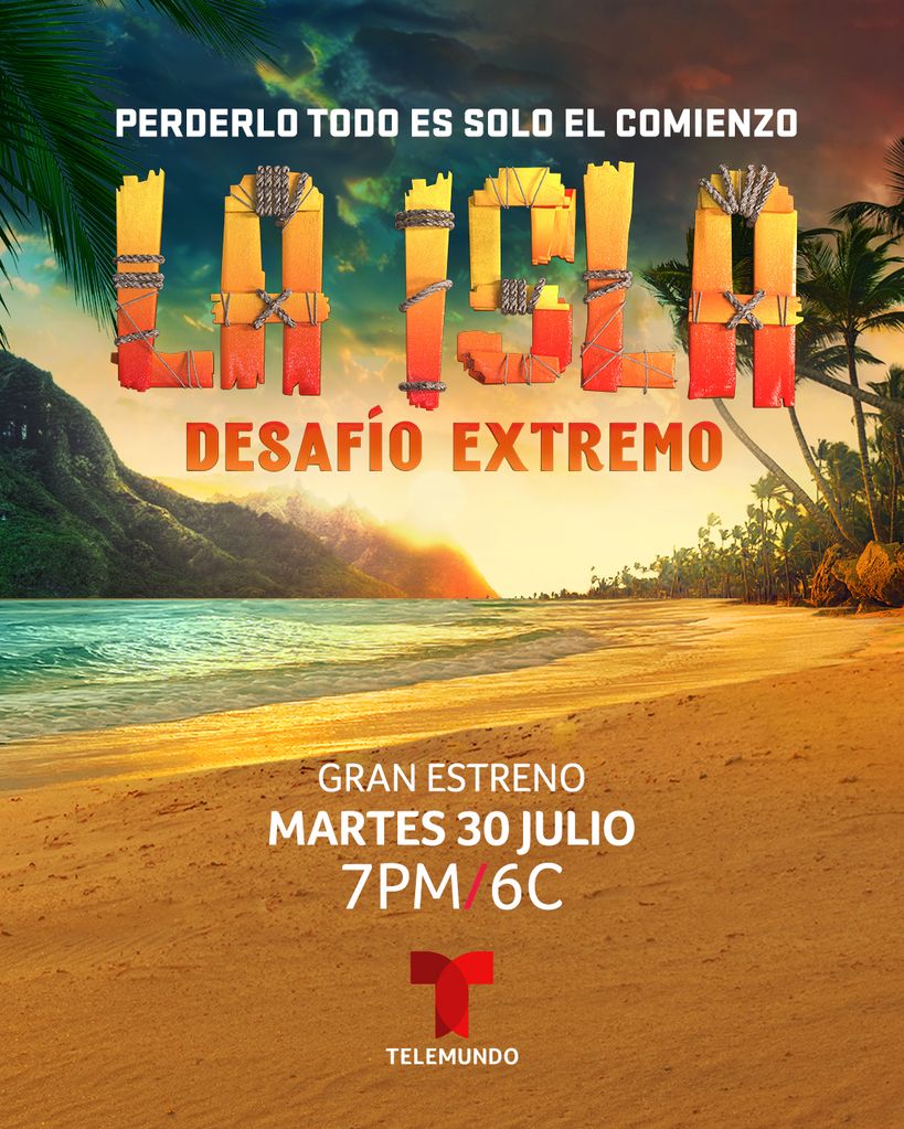 La Isla: Desafío extremo estrena este 30 de julio por Telemundo