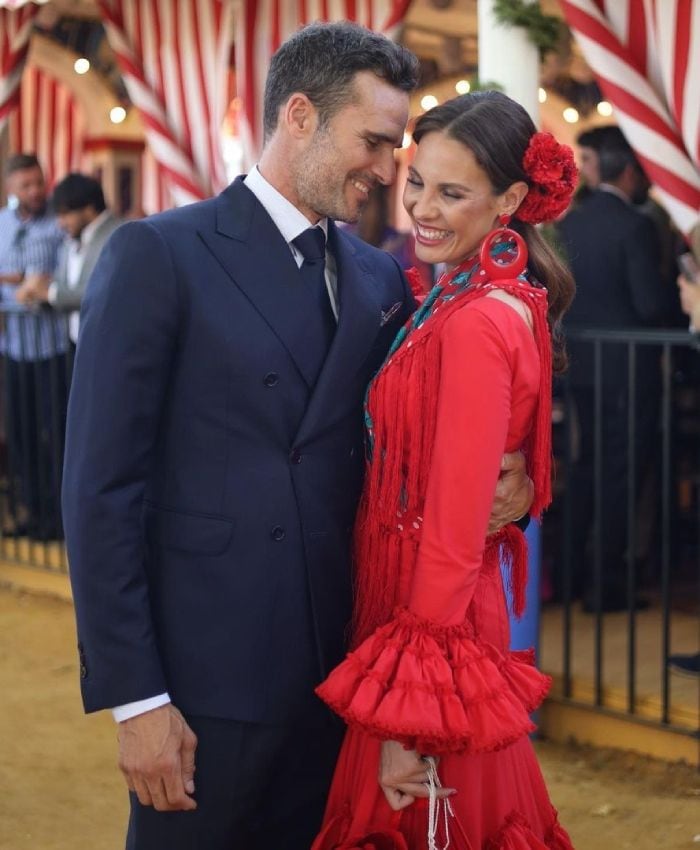 Pablo y Jessica en la feria