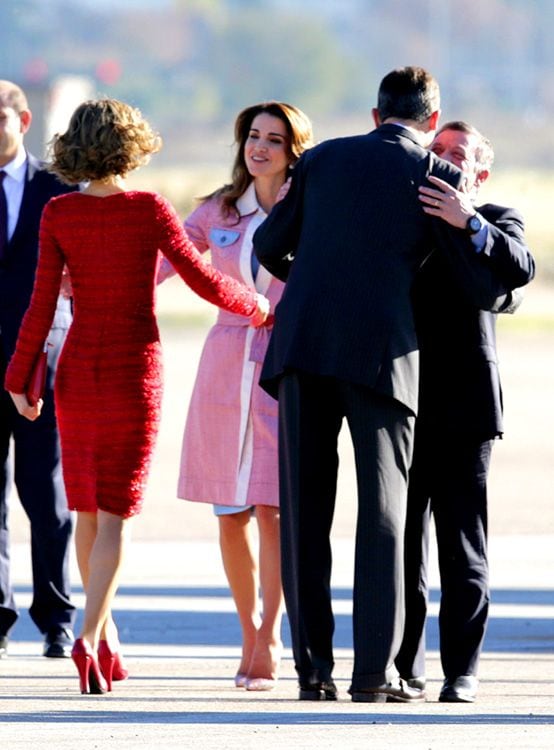 Los Reyes de España reciben a Abdalá y Rania de Jordania