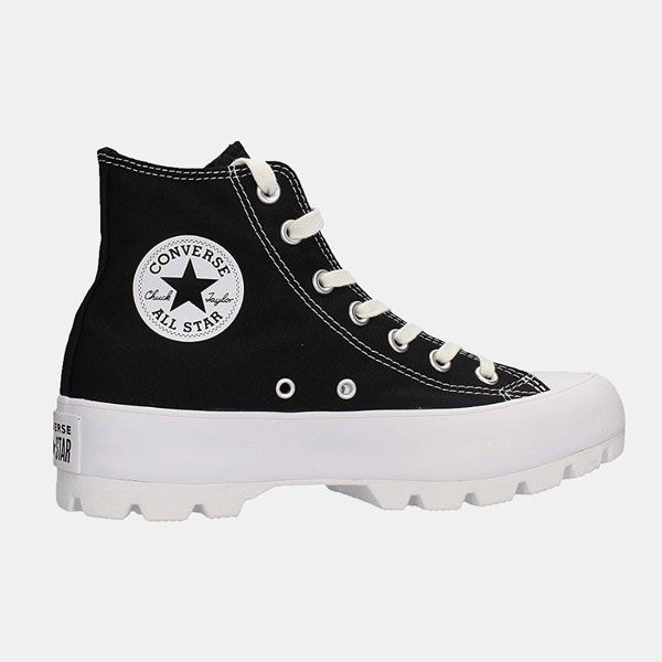 converse plataforma negras